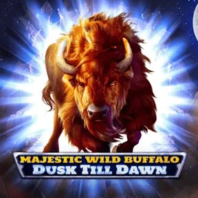 Portada de Majestic Wild Buffalo, tragamonedas de Spinomenal